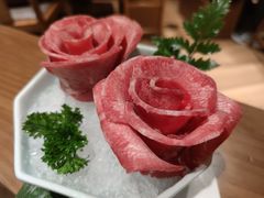 玫瑰雪花牛舌-捞王锅物料理(上海世茂广场店)