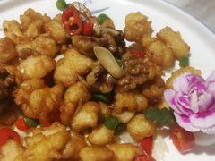 酱爆核桃鸡丁-富黎华海鲜大酒楼(正大广场店)
