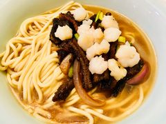 虾爆鳝面-奎元馆.百年奎元.非遗传承(西湖边的解放路店)