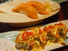 生烤三文鱼握饭-山葵家·创意料理(万象汇店)