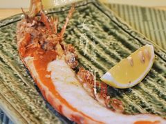 盐烤斑节虾-镹·鱼料理  国产鱼使用店