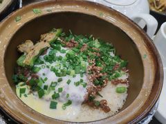 窝蛋牛肉饼煲仔饭-红星光发煲仔饭(文海店)