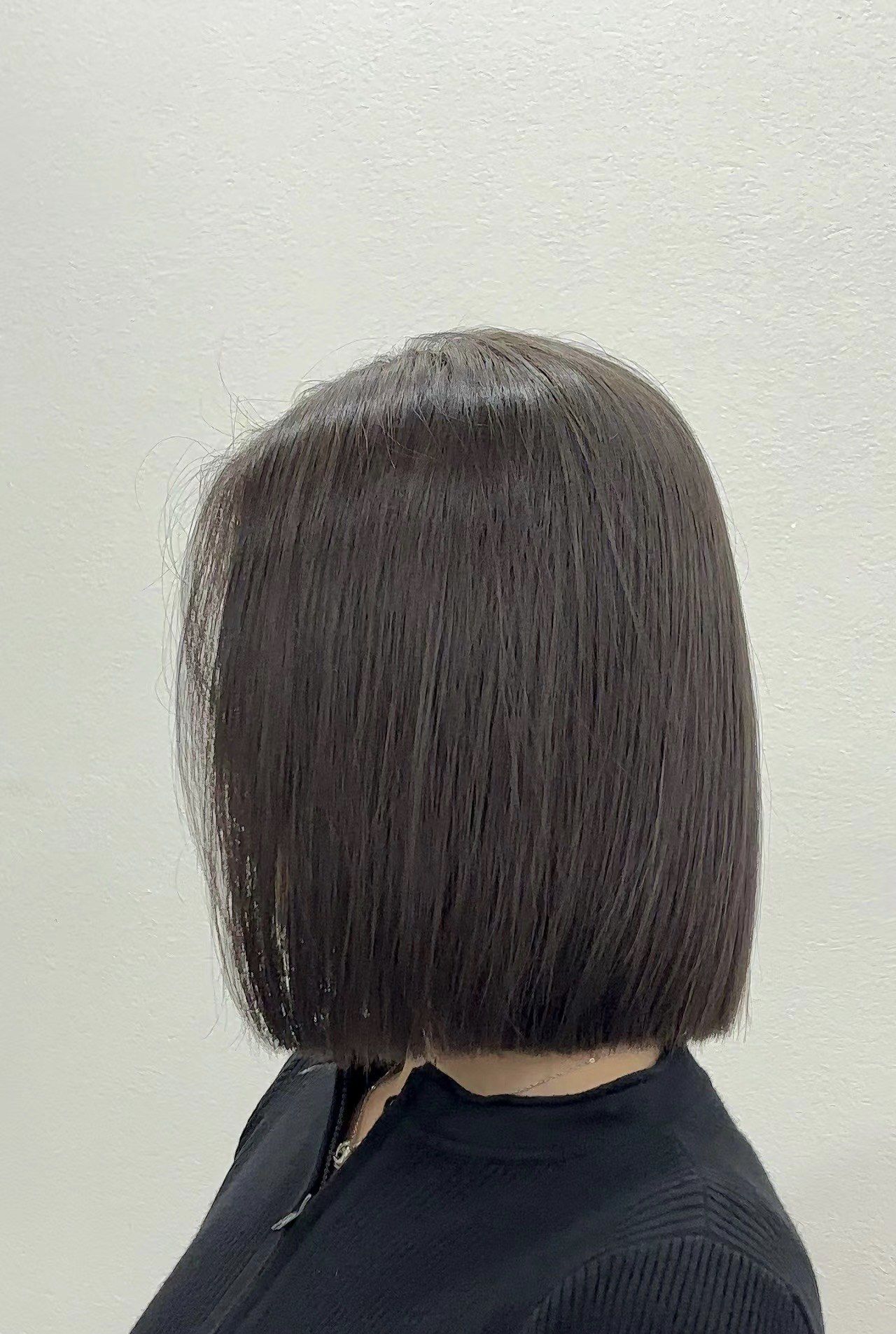 黑茶色 超显气质的短发,头发偏少的也能