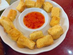 炸豆腐-台山美食一绝阿四台山黄鳝饭(阿四创作店)