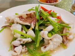 芹菜炒鱿鱼-光头匠