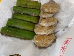 煎鱼饼拼酿辣椒-德云居