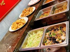 自助取餐区-白衣古寺素斋堂