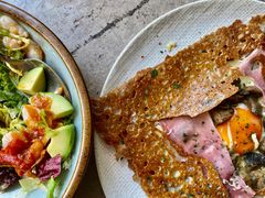 熏肉鸡蛋芝士奶油蘑菇可丽饼-RAC BAR(安福路店)