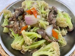 蒜蓉炒台山菜花-台山第一家兴华黄鳝饭·黄鳝婆(彭沙坑总店)