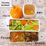 水果等 虽然前一晚会想好第二天的食谱