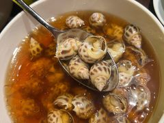 古越陈酿煮花螺-杭州西子湖四季酒店·金沙厅
