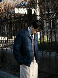 点击看大图 -怒马会 全麻衬西装高级定制