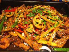 香辣牛蛙泡锅-蘭奢雅集·江浙菜(青山江滩店)