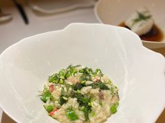 帝王蟹蟹肉烩饭配甜豆和莳萝-Jean Georges
