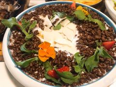 恐龙蛋酸奶水果沙拉-烛影拾光观景餐厅·创意菜·摄影·小提琴(大唐不夜城店)