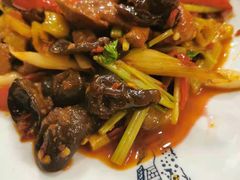 泡椒仔姜鲜牛肝-伊兰麒兰馨园·川菜·清真馆(339电视塔店)