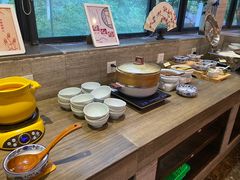 自助取餐区-三台山庄中餐厅