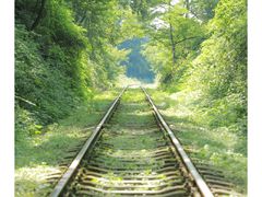 -乌龙涧铁道铁轨景