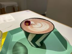 玫瑰拿铁-茶是一枝花泡茶店