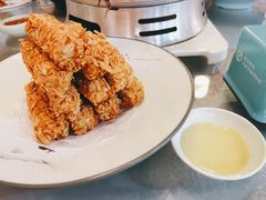 大杏仁炸鲜奶-小城外婆肴私房菜.家宴聚集点(圆明园颐和园·清河上地店)