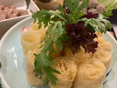 炸腐皮-左庭右院鲜牛肉火锅(南通CBD大有境店)