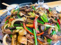 爆炒羊杂-十二毡房蒙餐·蒙古包
