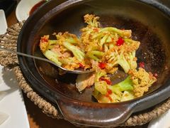干锅有机花菜-南拳十三姨·潮汕砂锅粥(世纪金源店)
