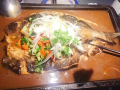 -探鱼·鲜青椒爽麻烤鱼(中天广场店)