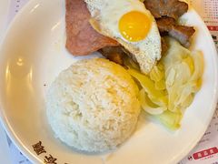 火腿蛋猪扒饭-大哥餐厅(西城花园店)