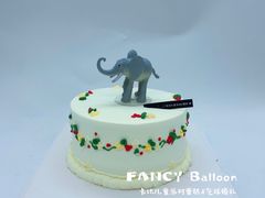 -卡比儿童蛋糕·心意定制·低脂零卡糖动物奶油FancyBALLOON(滨海店)