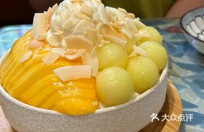 Mango and Honeydew Melon Parfait Ice Cream