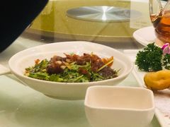 苦菊拌海蜇皮-威海会馆海鲜餐厅