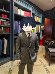 点击看大图 -怒马会 全麻衬西装高级定制