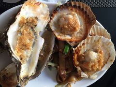 烤扇贝、生蚝-天泊圣汇洗浴