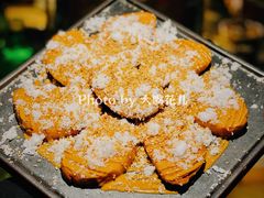 豪华至尊炸馒头片抹芝麻酱蘸白糖-羊大爷涮肉(亮马桥店)