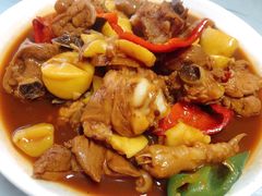 板栗烧鸡-天乐农家鱼头王(天目湖店)