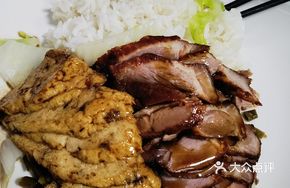 Barbecue Pork Strips Rice Bowl