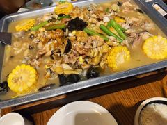 鸡汁菌菇牛蛙锅-武松家(丰益桥店)