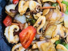 炒八爪鱼-台州老六海鲜面馆(上南总店)