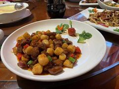 -东来菜馆•手抓海鲜家常菜•海鲜锅贴(鸽子窝店)