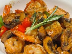 白蘑黄油焗大虾-留半山·香港食堂(啦啦宝都店)