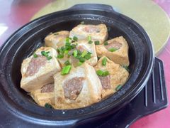 煎酿山水豆腐-华园农庄·特色炭烧鸡·北江河鲜