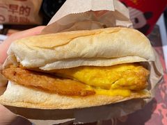 鸡排厚蛋烧双层帕尼尼-肯德基(南油店)