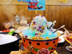 海洋蓝柑雪花冰-井格重庆火锅(西直门凯德Mall店)