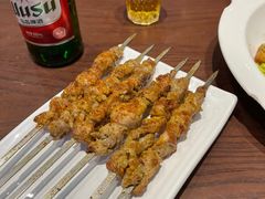 烤羊肉串-巴依老爷新疆美食(牡丹园店)