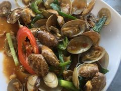 姜葱炒花甲-皓景海鲜·地标美食(双月湾店)