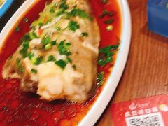 清蒸鲽鱼中段-红蜡烛-养生粥-津鲁菜(中山路店)