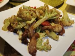 台山菜花炒猪颈肉-九大簋家宴(晓港湾店)