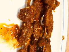 烤羊肉串-海生炒面  盐池手抓羊肉馆(鼓楼南街店)