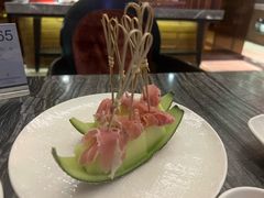 高山火腿配蜜瓜-长沙北辰洲际酒店-兰调全日餐厅